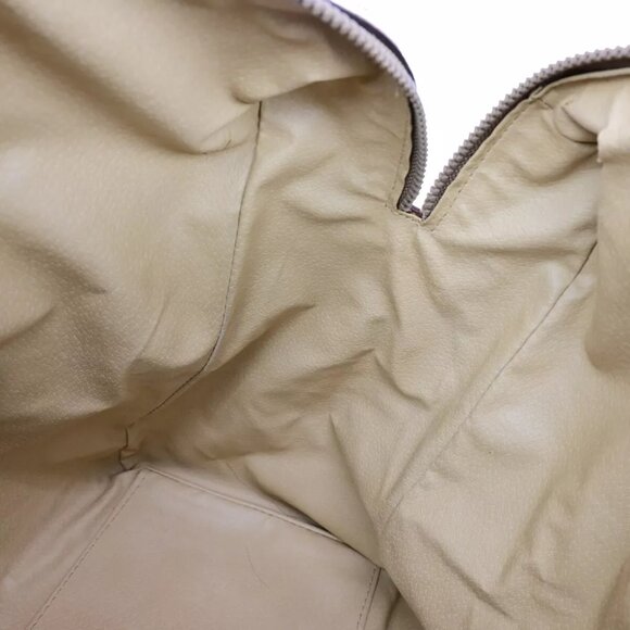 CELINE Logo Macadam Pattern Travel Hand Bag PVC Leather Brown GHW Italy 65YF574 - Picture 3 of 16